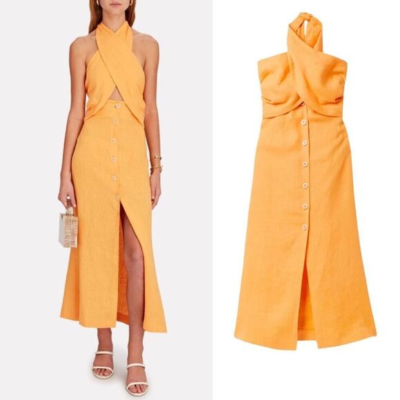 chinese dress ladies ZAPAKASA Women White A Line Chiffon Long Rehearsal Dinner Dress Halter  Pleated Engagement Dress